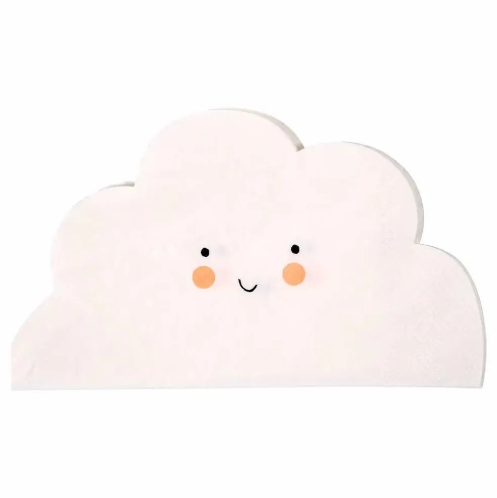 Serviettes en papier nuage