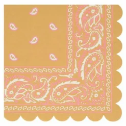Serviettes en papier Western - Set de 16