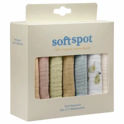 Serviettes Pear en coton bio - Set de 7