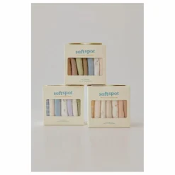 Serviettes Picnic en coton bio - Set de 7 | Jaune