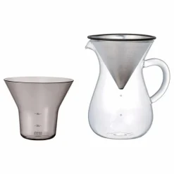 Set Carafe à café en acier inoxydable | Acier