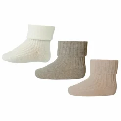 Set de 3 paires de chaussettes Rib en coton | Blanc