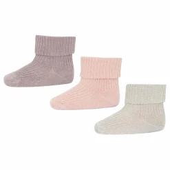 Set de 3 paires de chaussettes Ida Paillettes | Rose