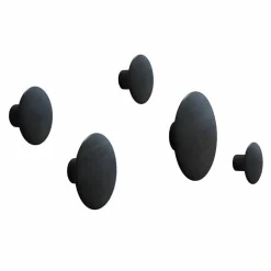 Set de 5 patères Dots