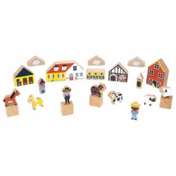 Set de cubes en bois Campagne - Cross Roads