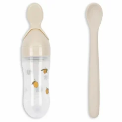 Set de cuillères d'apprentissage bébé | Beige