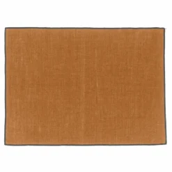 Set de table Borgo en lin enduit | Caramel