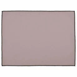 Set de table Borgo en lin enduit | Rose poudré