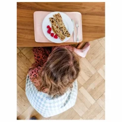 Set de table en caoutchouc naturel | Rose pêche