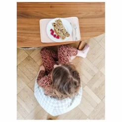 Set de table en caoutchouc naturel | Rose pêche