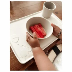 Set de table en caoutchouc naturel | Gris