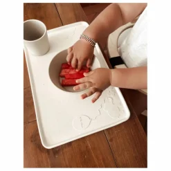 Set de table en caoutchouc naturel | Gris