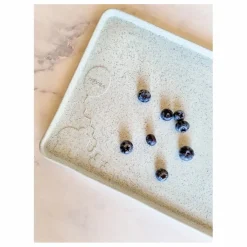 Set de table en caoutchouc naturel | Bleu
