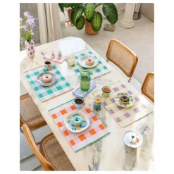 Set de table en coton bio | Jaune