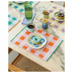 Set de table en coton bio | Orange