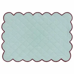 Set de table Frosty Scalloped | Bleu Clair