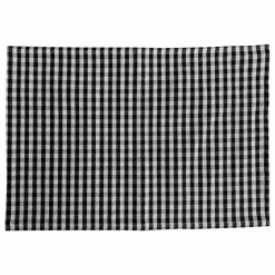 Set de table Vichy | Noir
