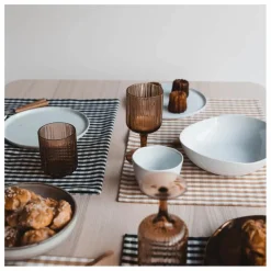 Set de table Vichy | Noir