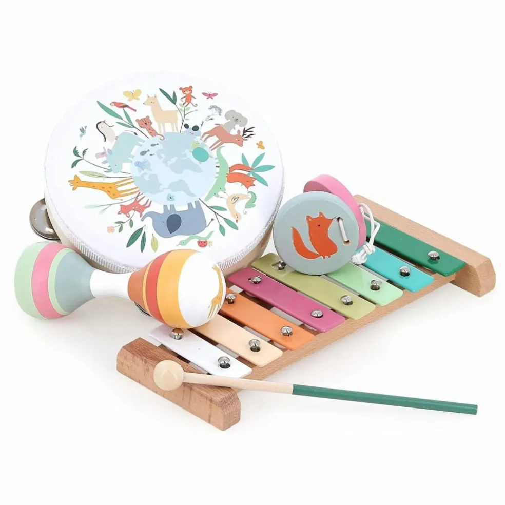 Set d'instruments de musique en bois