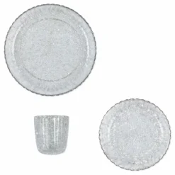 Set repas Glitter | Bleu