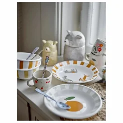 Set vaisselle en émail Agnès | Blanc