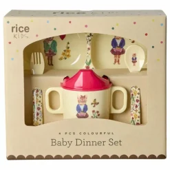 Set vaisselle en mélamine - Rice x Nathalie Lété | Rose