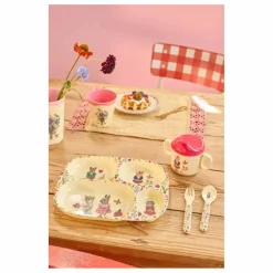 Set vaisselle en mélamine - Rice x Nathalie Lété | Rose