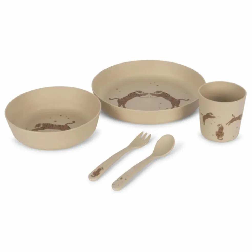 Set vaisselle en PLA Tiger | Sable