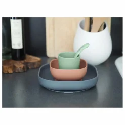 Set vaisselle silicone 4 pièces | Sauge