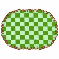 Sets de table vichy Dama Verde - Lot de 2 | Vert