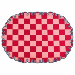 Sets de table vichy Dama Rosa - Lot de 2 | Rouge