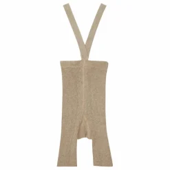 Short à Bretelles Coton Bio | Sable