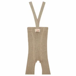 Short à Bretelles Coton Bio | Sable