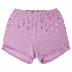 Short Ajouré Maille | Lilas