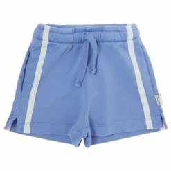 Short Bande Contrastée | Bleu