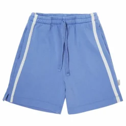 Short Bande Contrastée | Bleu