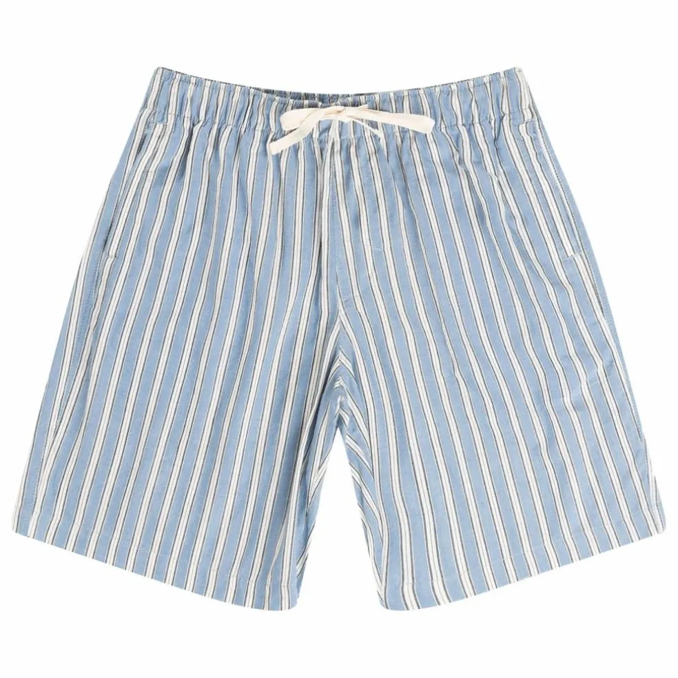 Short Beach Rayures | Bleu