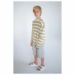 Short Cargo Coton Bio | Gris chiné
