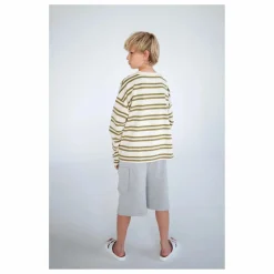 Short Cargo Coton Bio | Gris chiné
