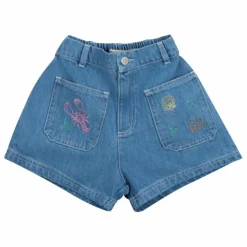 Short Coquillage Kostas | Bleu jean