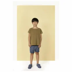 Short Coton Bio | Bleu gris