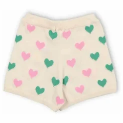 Short Cœurs Oia Coton Bio | Ecru