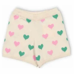 Short Cœurs Oia Coton Bio | Ecru