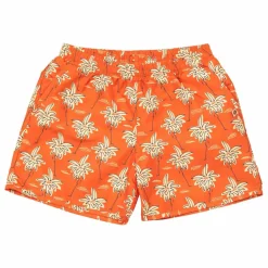 Short de Bain Guapi Retro Palm | Orange
