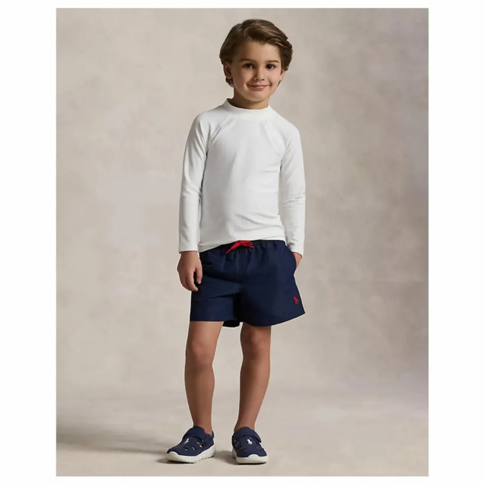 Short De Bain Logo | Bleu marine