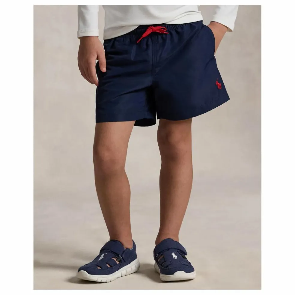 Short De Bain Logo | Bleu marine