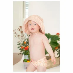 Short de Bain Lumi Rayé | Corail