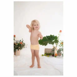 Short de Bain Lumi Rayé | Orange
