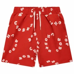 Short de Bain Matière Recyclée Circle | Rouge