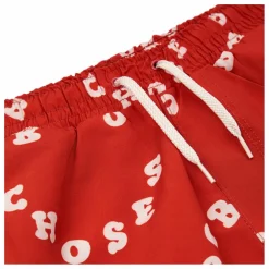Short de Bain Matière Recyclée Circle | Rouge